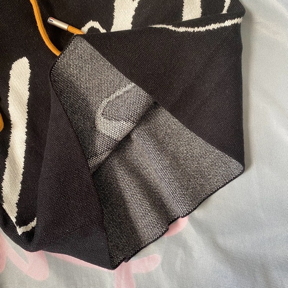 Rhude Mens Drawstring Knit Shorts Black - Picture 4 of 7